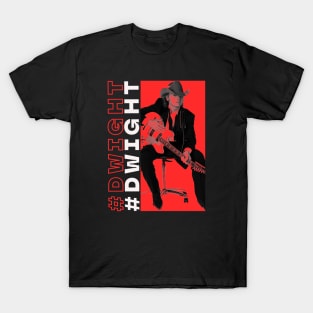 DWIGHT RED STYLE NEGATIVE SPACE T-Shirt